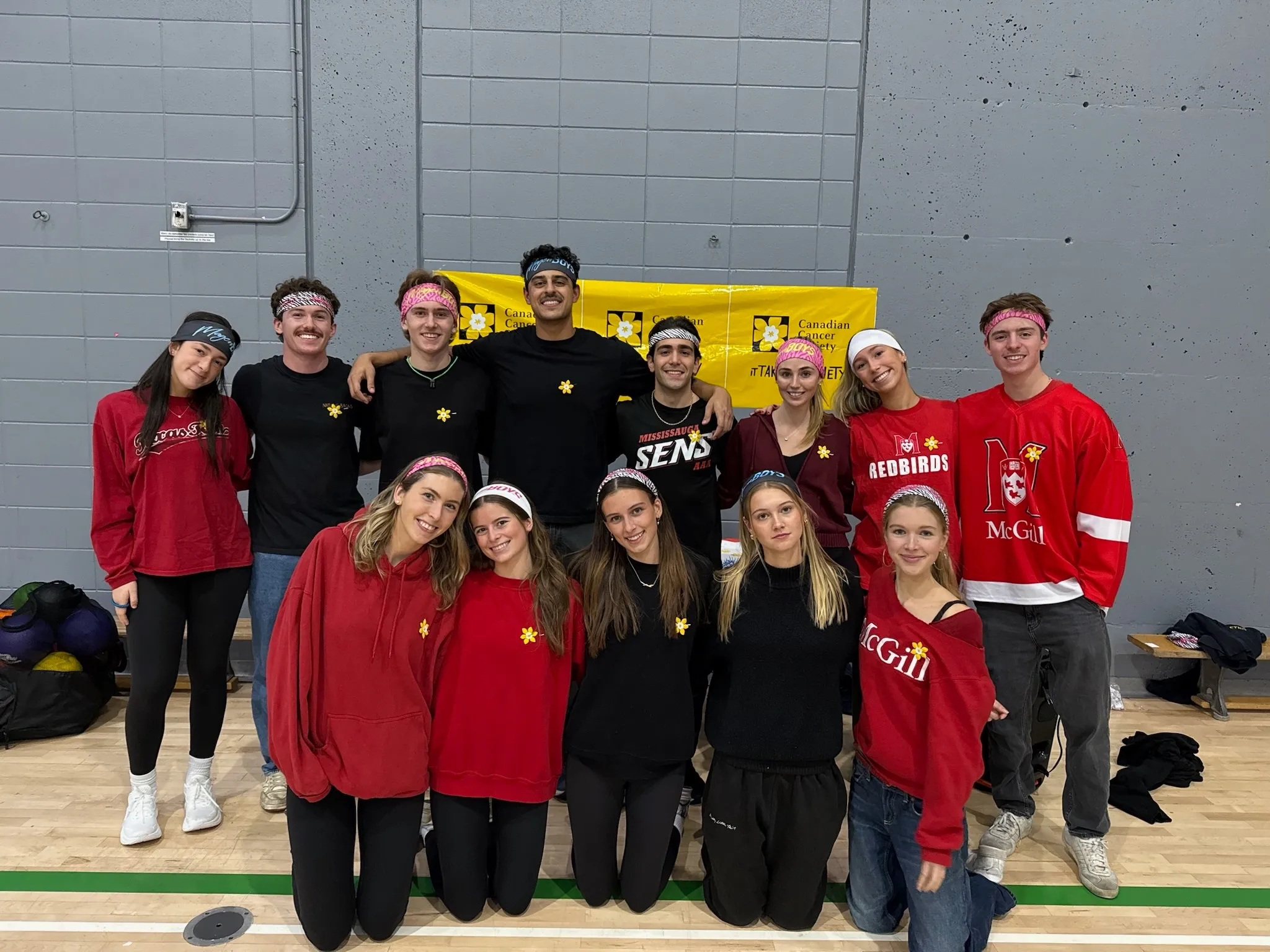The McGill Cures Cancer team at one of our tournaments